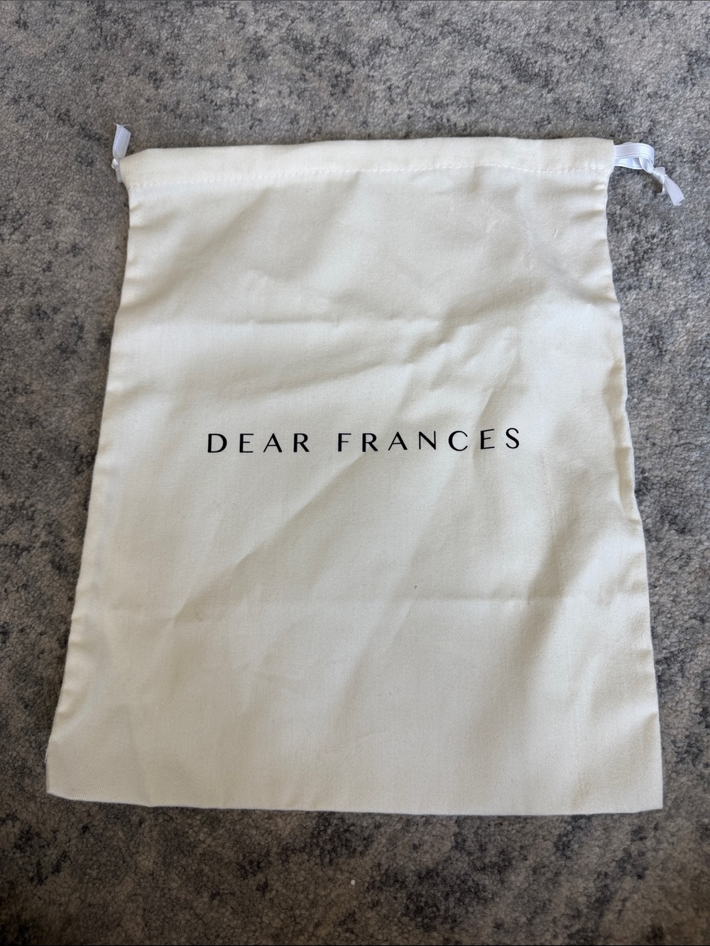 Dear Frances Dust Bag